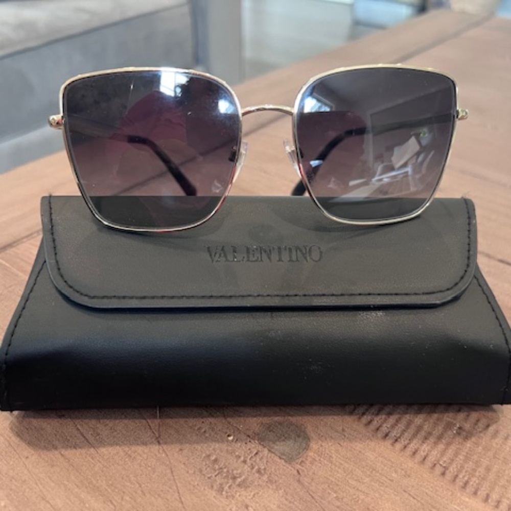 Valentino Aviator-Style Sunglasses - NWOT